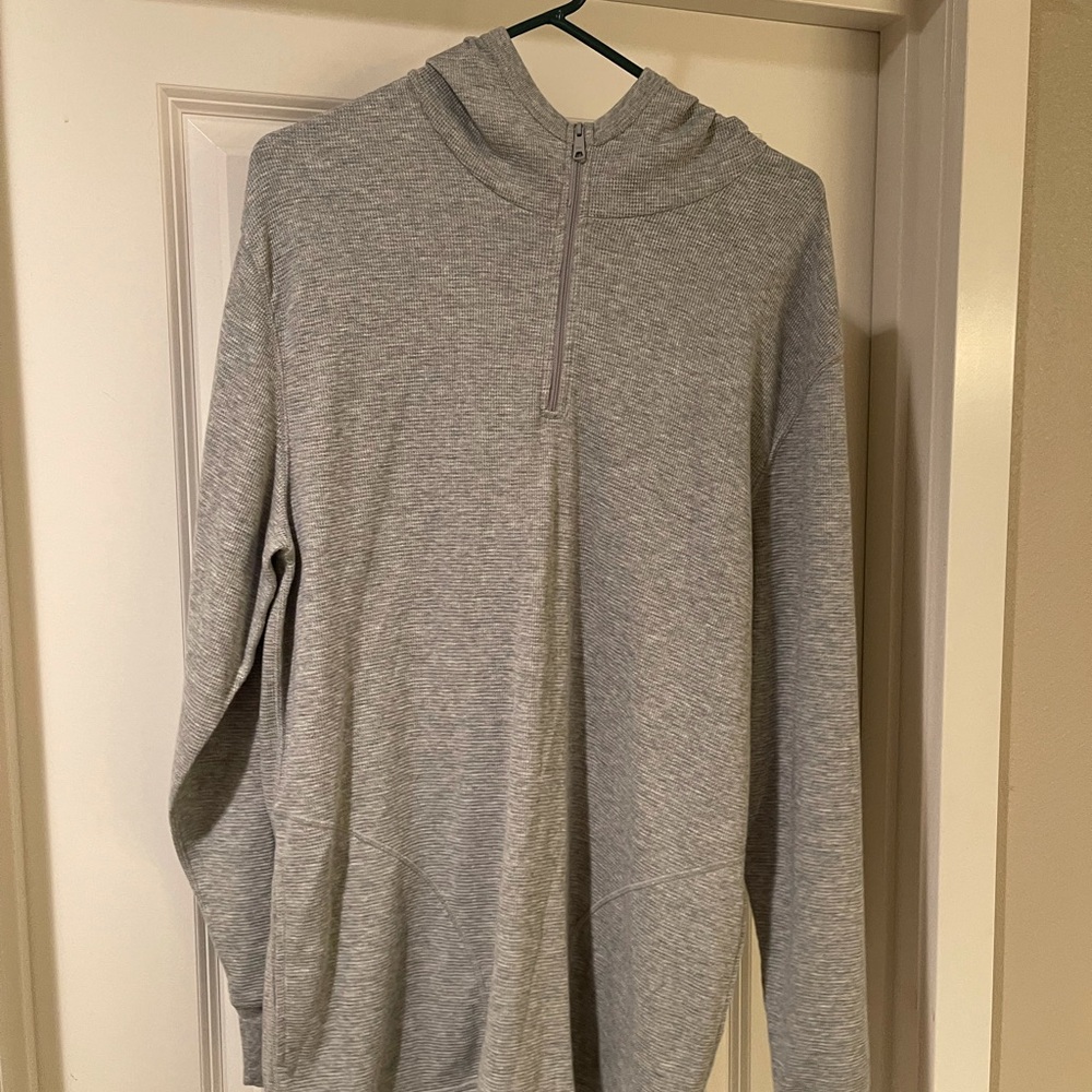 Polo waffle hoodie. 1/4 zip. New without tags.